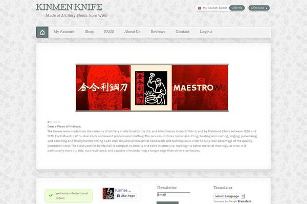 Artificer theme site design template sample