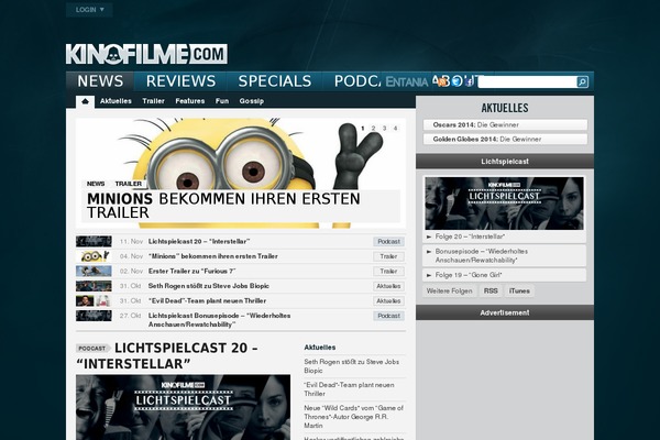 Site using Podlove Podcast Publisher plugin
