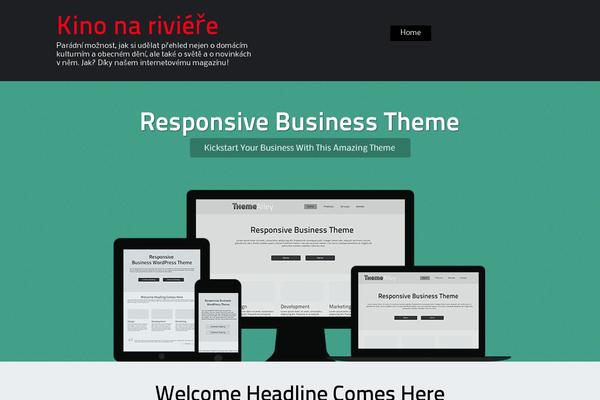 BizSphere theme site design template sample
