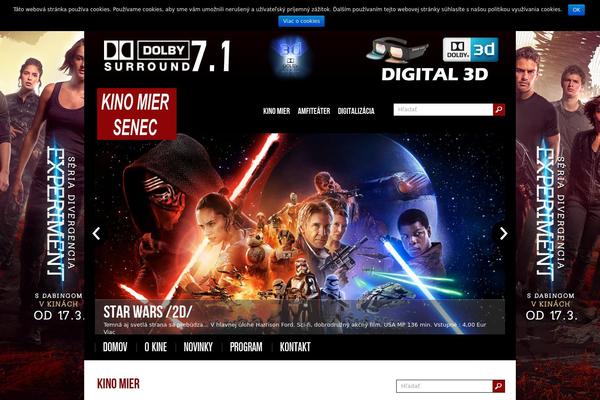 kinosenec.sk site used Cinemalounge