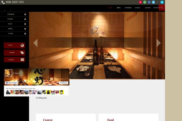 Twenty Fourteen theme site design template sample