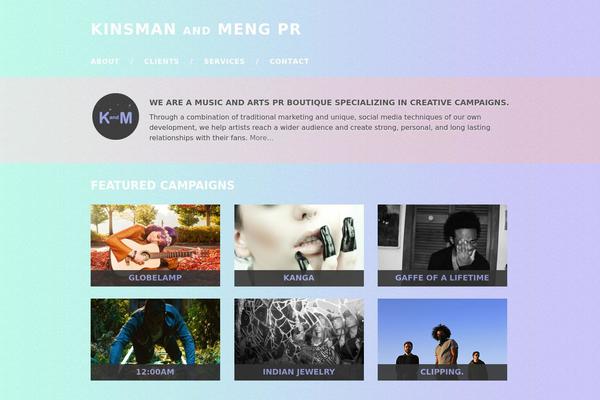 Km theme site design template sample