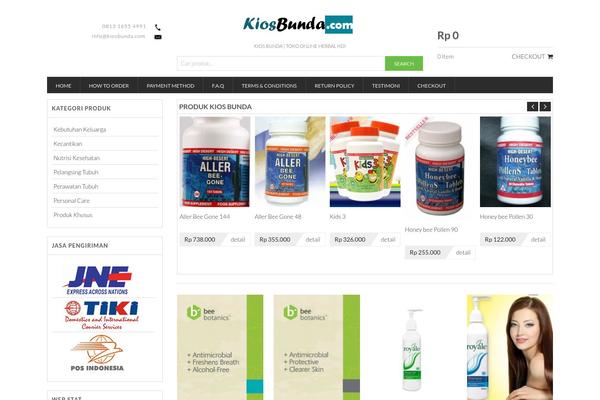 Sandaljepit theme site design template sample