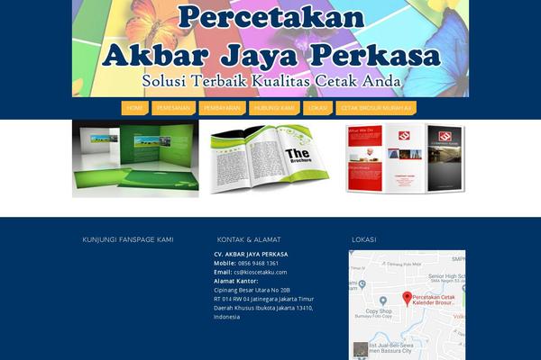Parabola theme site design template sample