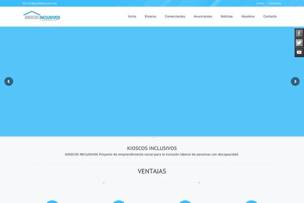 Site using Sticky Social Bar plugin