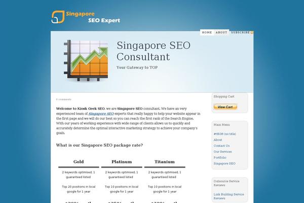 Thesis 1.7 theme site design template sample