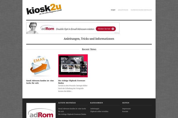Adapt theme site design template sample