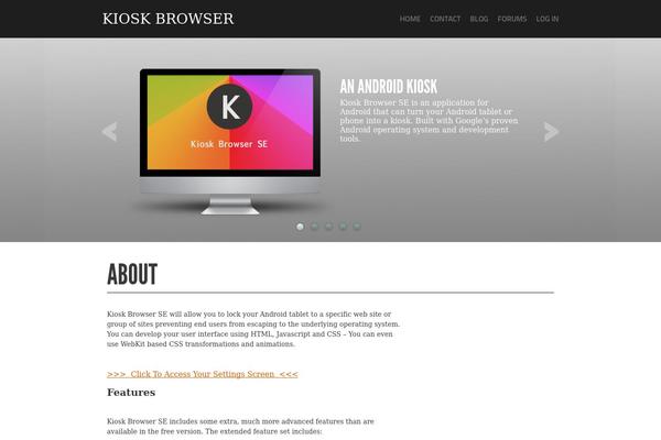 Showcase theme site design template sample