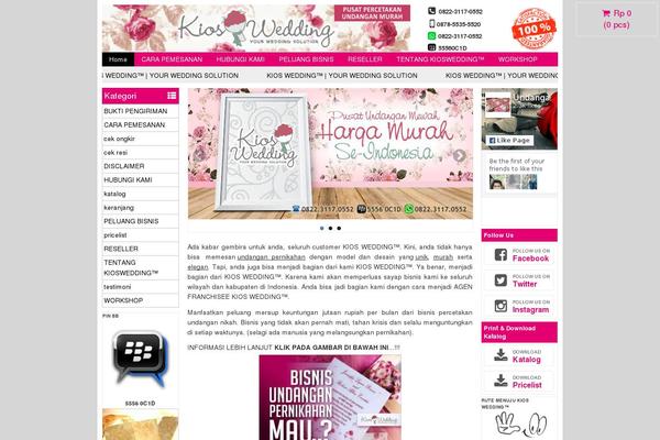 kioswedding.com site used Rehub-theme