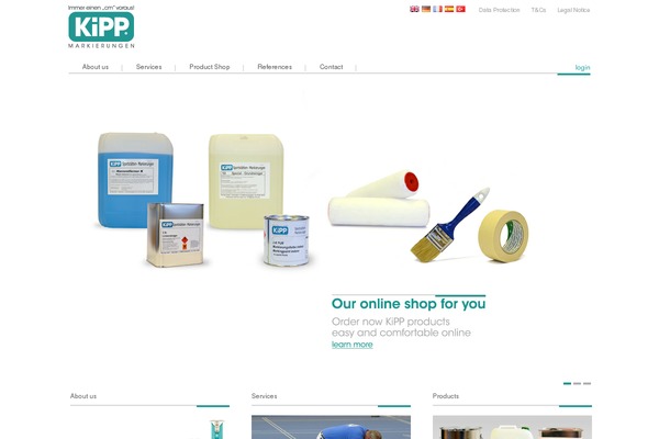 kipp-markierungen.de site used Kipp