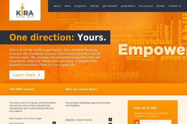 kira.org.au site used Kira