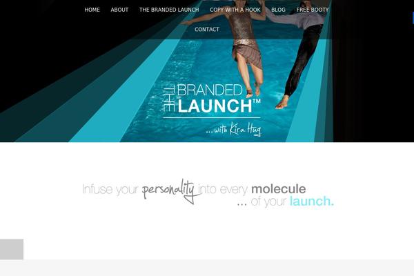 The One Pager theme site design template sample