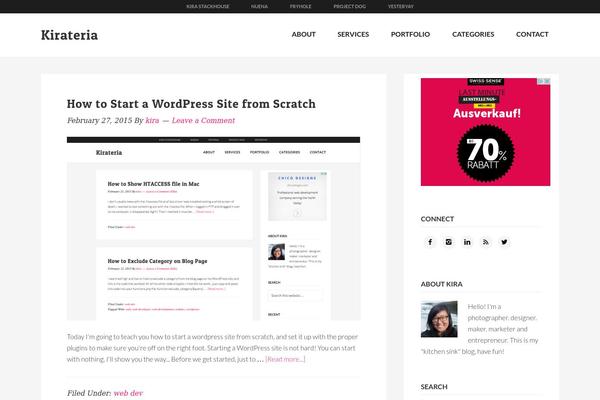 Site using Google Analyticator plugin