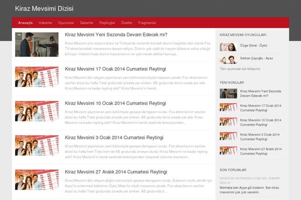 Hueman Child theme site design template sample