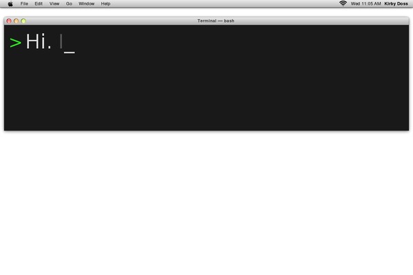 kirbydoss.com site used Terminal