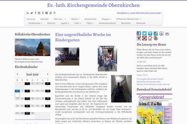 Customizr theme site design template sample