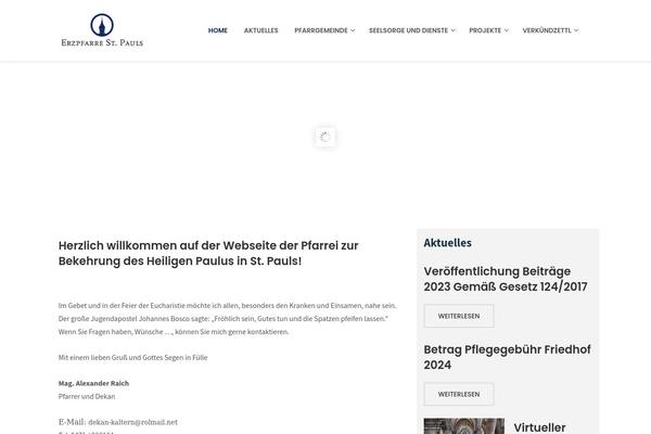 Holycross theme site design template sample