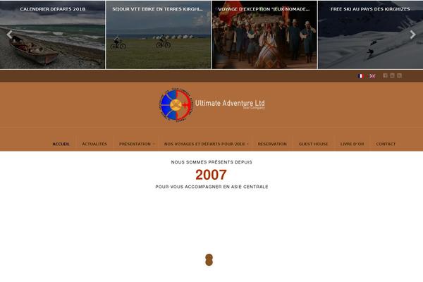 X Child theme site design template sample