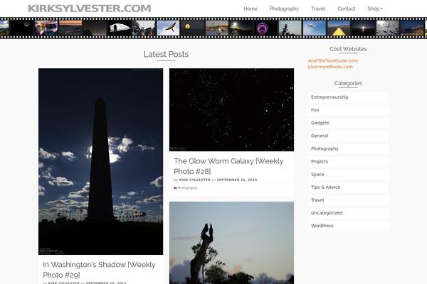 Pinnacle theme site design template sample