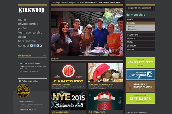 kirkwoodbar.com site used Kirkwood_childtheme