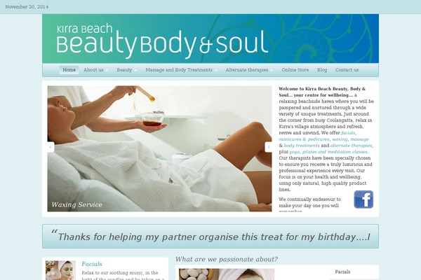 Organic_health_blue theme site design template sample