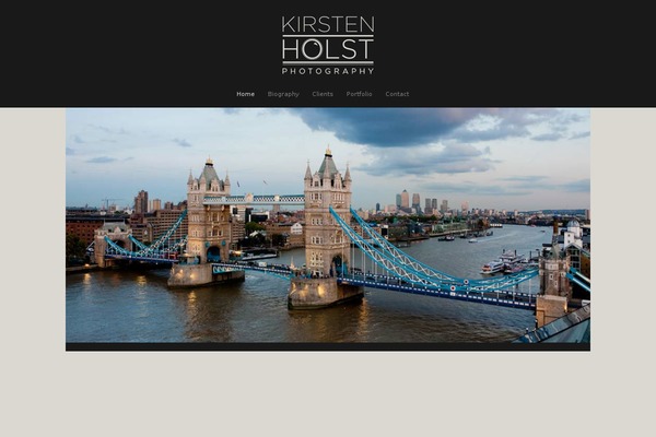 Kirsten theme site design template sample