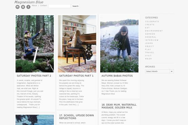Kirsten theme site design template sample
