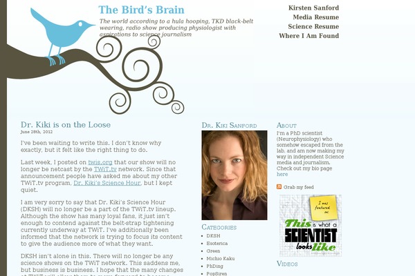 kirstensanford.com site used Bluebird