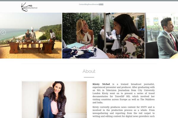 Kn theme site design template sample
