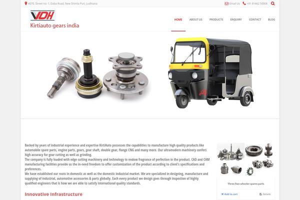 Albar theme site design template sample