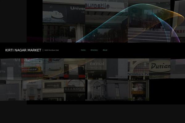 Fullscreen theme site design template sample