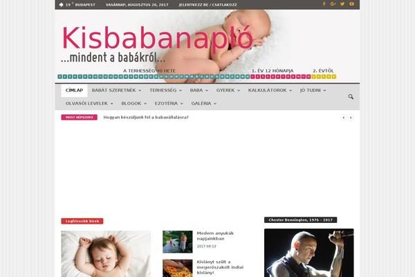 Jarida theme site design template sample