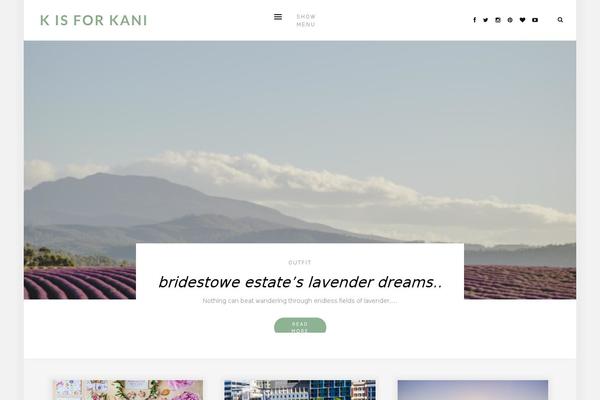 kisforkani.com site used Blog Kit