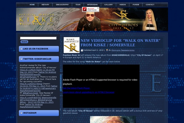 My-music-band theme site design template sample