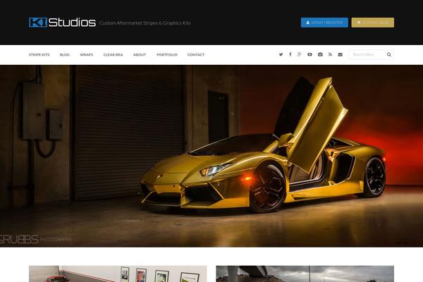 Divi Child theme site design template sample