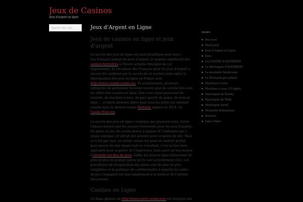 Ascetica theme site design template sample