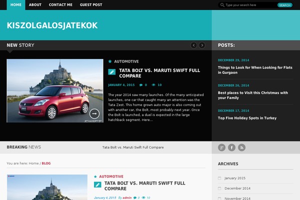 kiszolgalosjatekok.com site used Forceful Lite