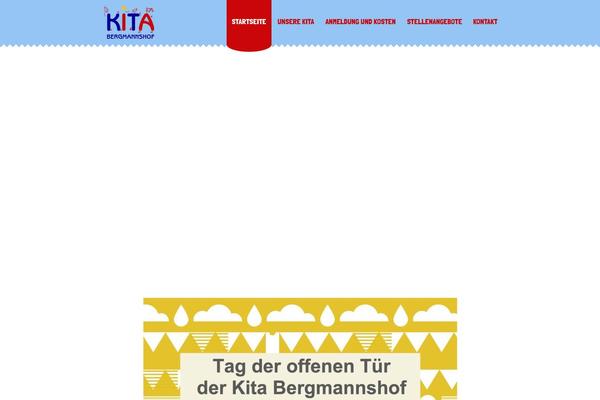 Kids theme site design template sample