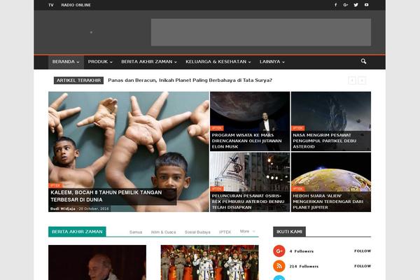 Site using WordPress YouTube Embed plugin