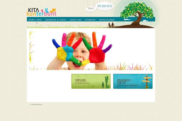 Child_care_creative theme site design template sample