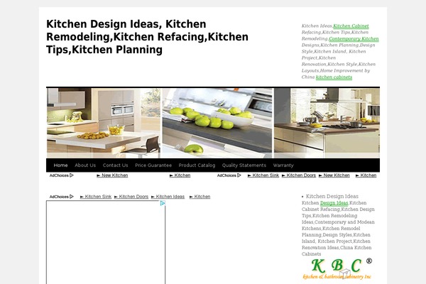 kitchen-cabinet-idea.com site used Twenty