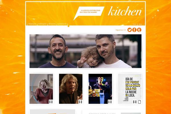 Kitchen theme site design template sample