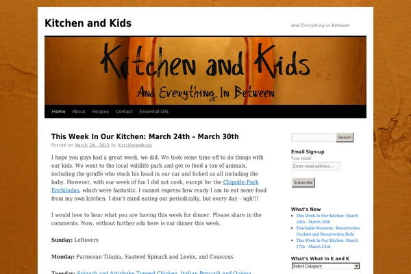 Twenty Ten theme site design template sample