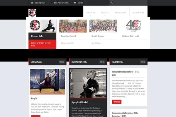 Fit Wp theme site design template sample