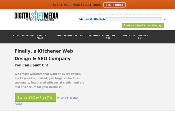 kitchenerwaterloowebsitedesign.com site used Milan-pro