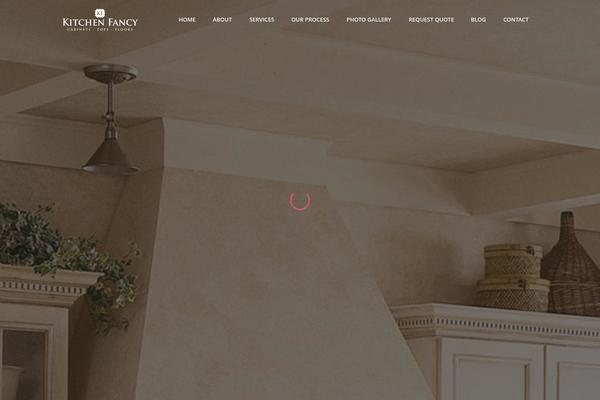 Kitchen theme site design template sample