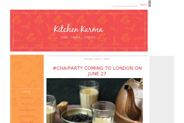 Karma theme site design template sample