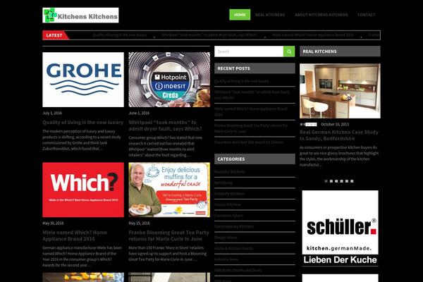 Solaris theme site design template sample