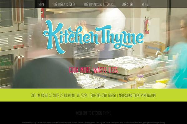 The One Pager theme site design template sample