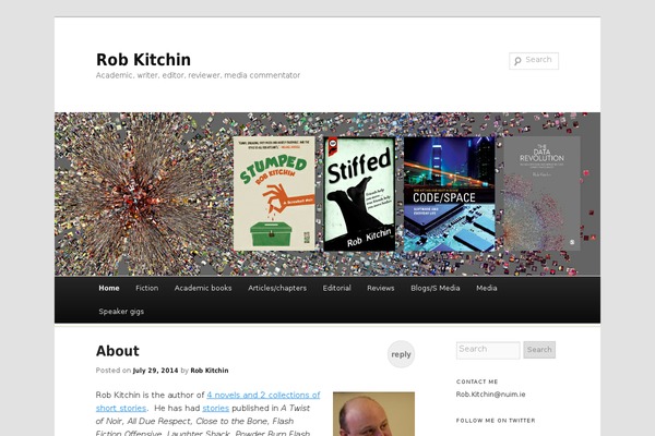 Duster theme site design template sample